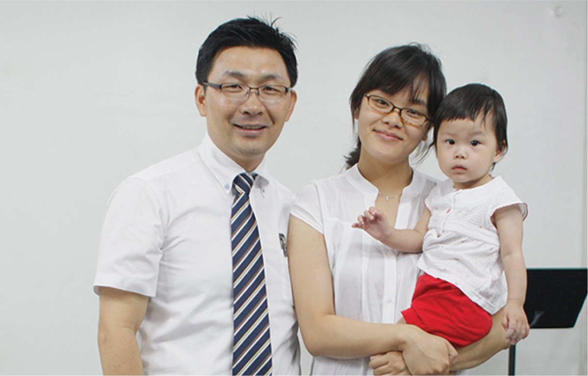 Pastor Daniel Kim's family